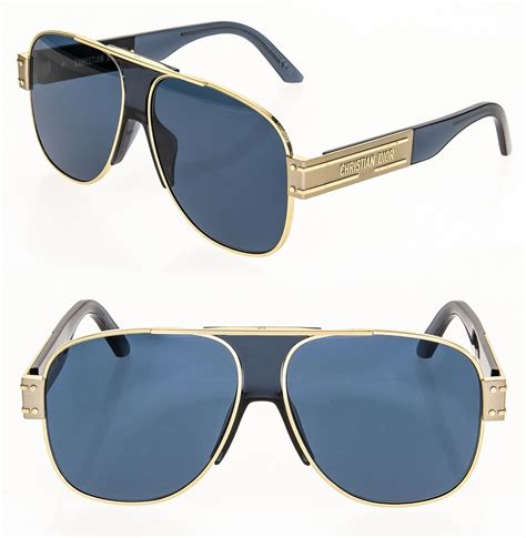 dior technologic sunglasses ice blue|DiorSignature A3U Blue Pilot Sunglasses .